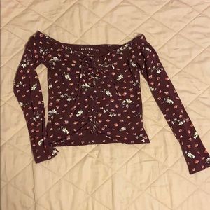 Off the Shoulder Long Sleeve